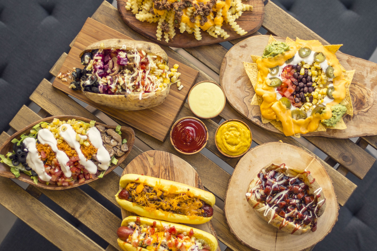 Jacket Potato & Hot Dogs